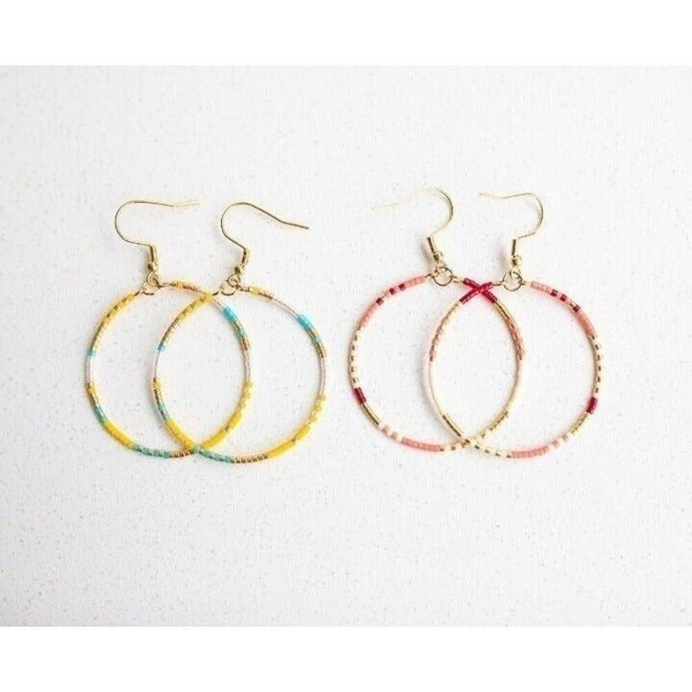 Jewelry SET Waterproof Jewelry Bundle Beaded Hoops